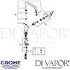 Grohe Essence Single-Lever Sink Mixer Tap Spares